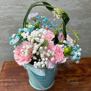 MD46 康乃馨母親節花桶 (上環店自取)